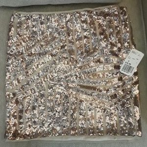 Forever 21 Rose Gold Sequin Mini
